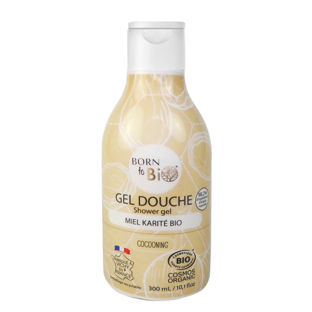 Gel douche Miel Karité  Born to Bio 300 ml