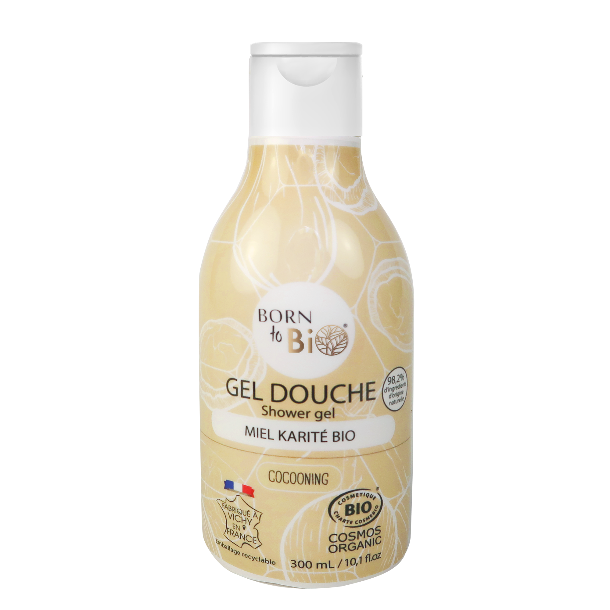 Gel douche Miel Karité  Born to Bio 300 ml