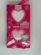 Set de 2 Bombes de Bain en Cœur – Cosmi Milano