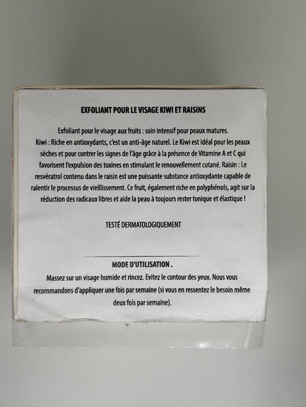 🍇 EXFOLIANT VISAGE KIWI & RAISIN – RETINOL COMPLE