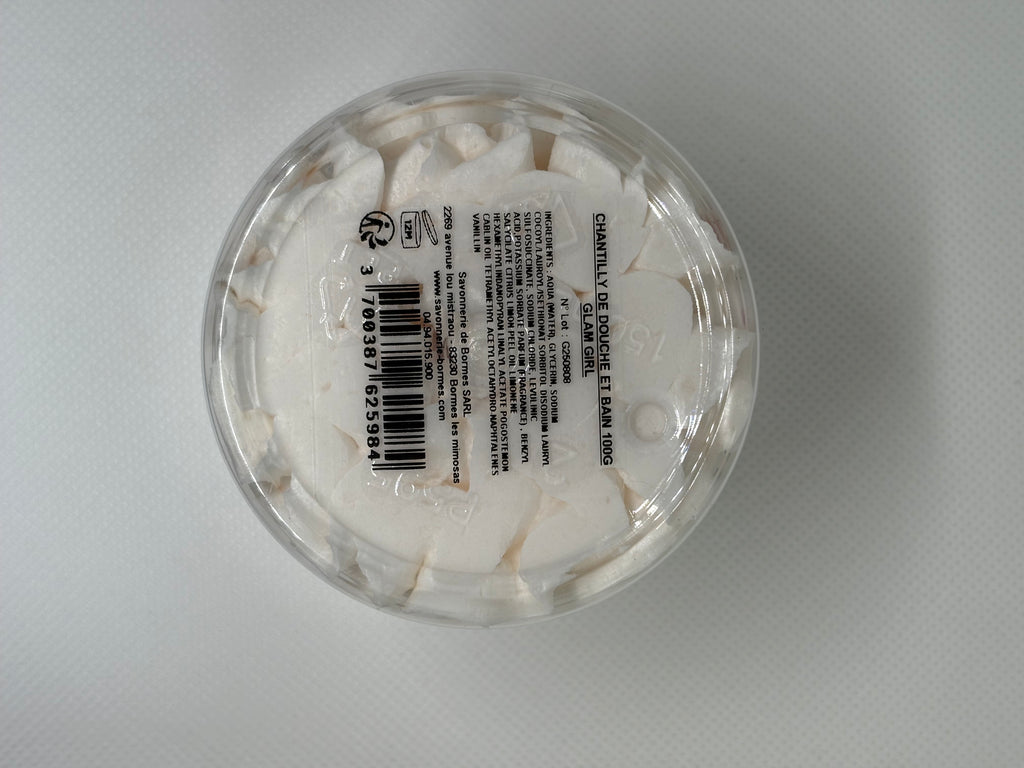 💖 – CHANTILLY DE DOUCHE GLAM GIRLS 100G – KCOSMÉTIQUE