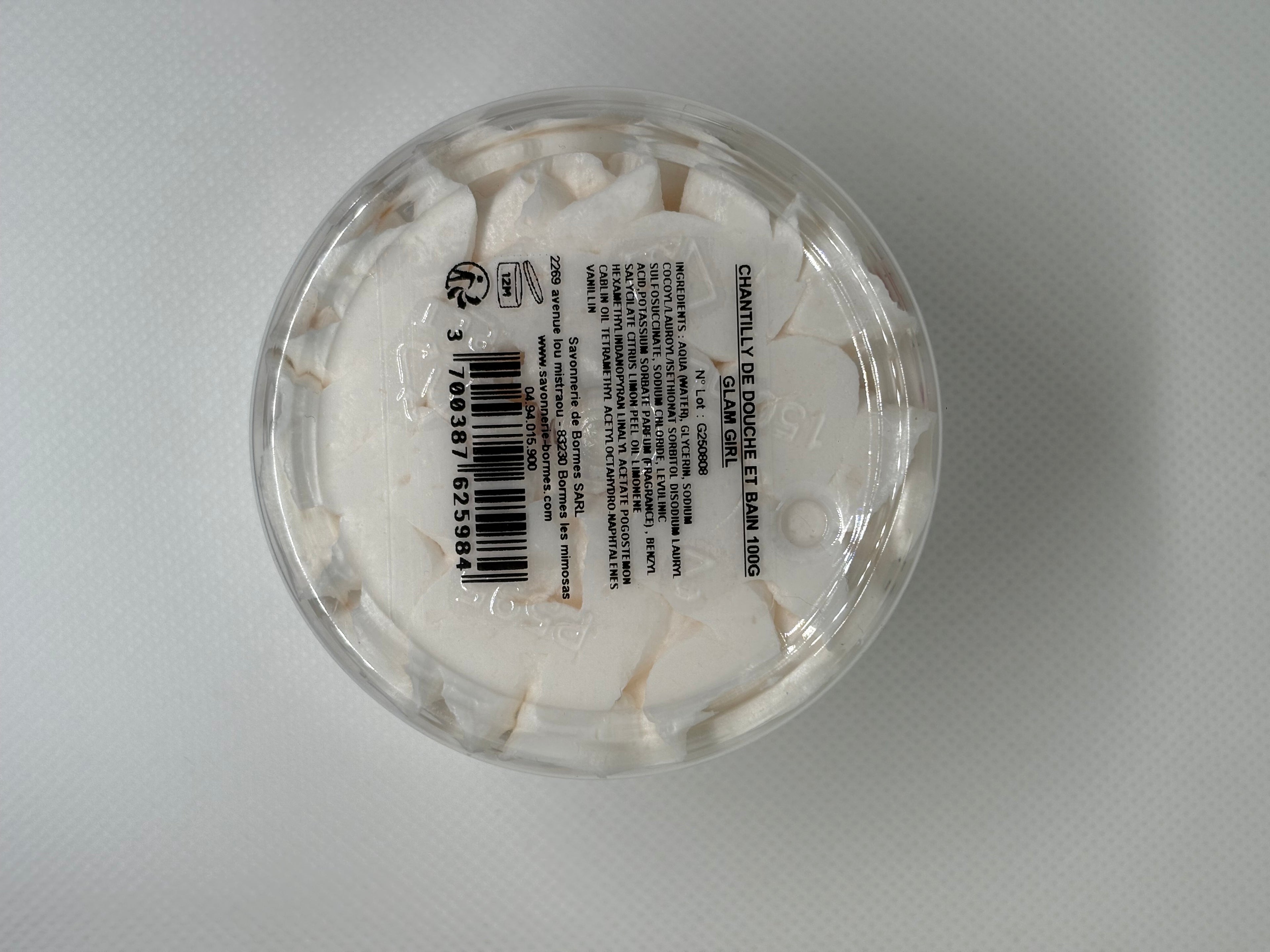 💖 – CHANTILLY DE DOUCHE GLAM GIRLS 100G – KCOSMÉTIQUE