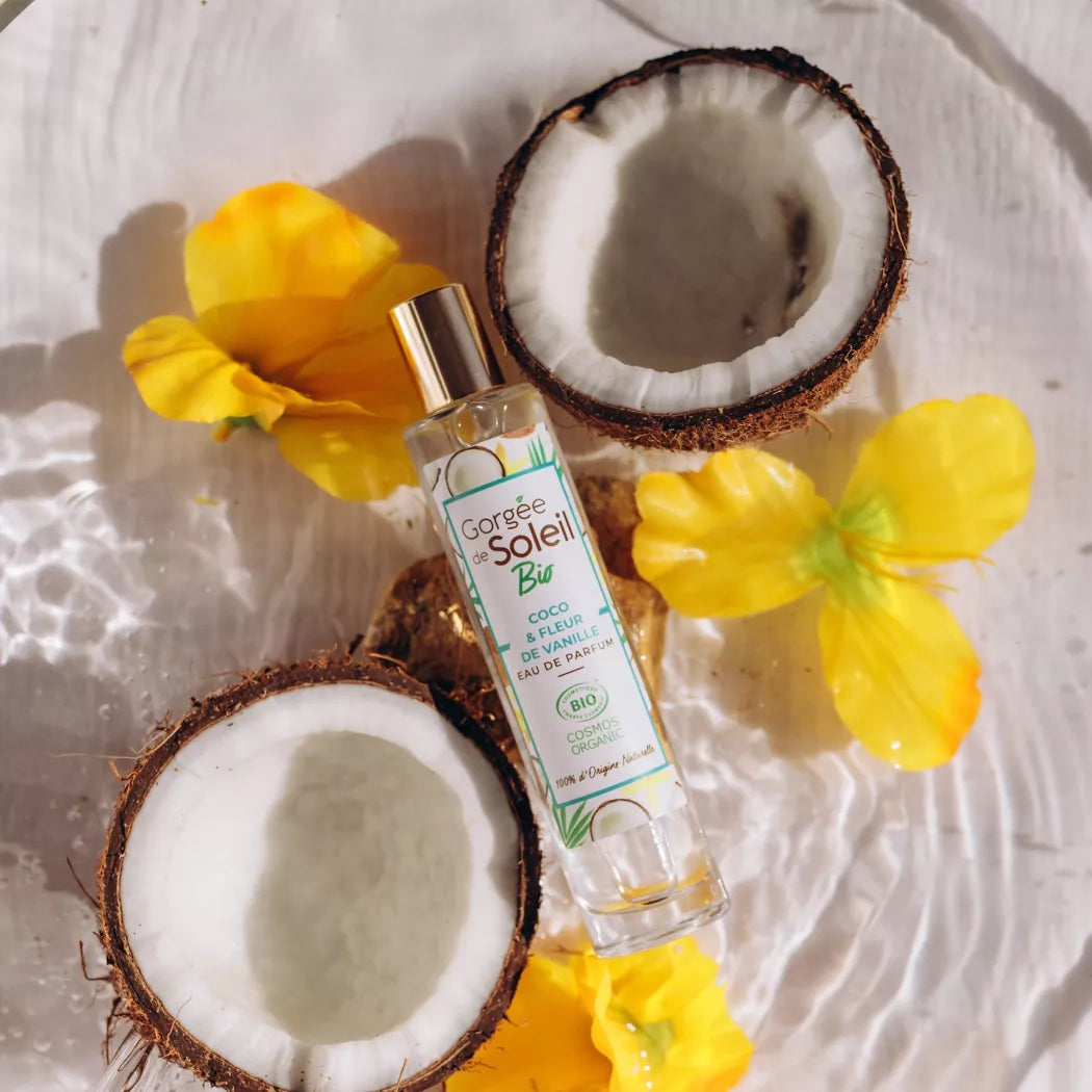 EAU DE PARFUM COCO & FLEUR DE VANILLE - Certifiée BIO COSMOS (50ml)