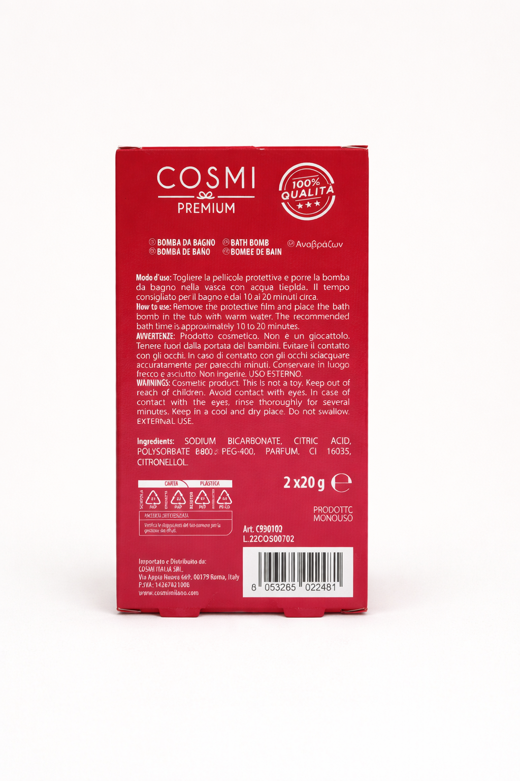 Bombe de bain coeur "mon amour " Parfum rose