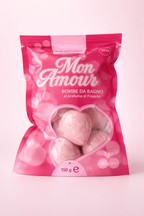 Bombe de bain mon amour à la fraise