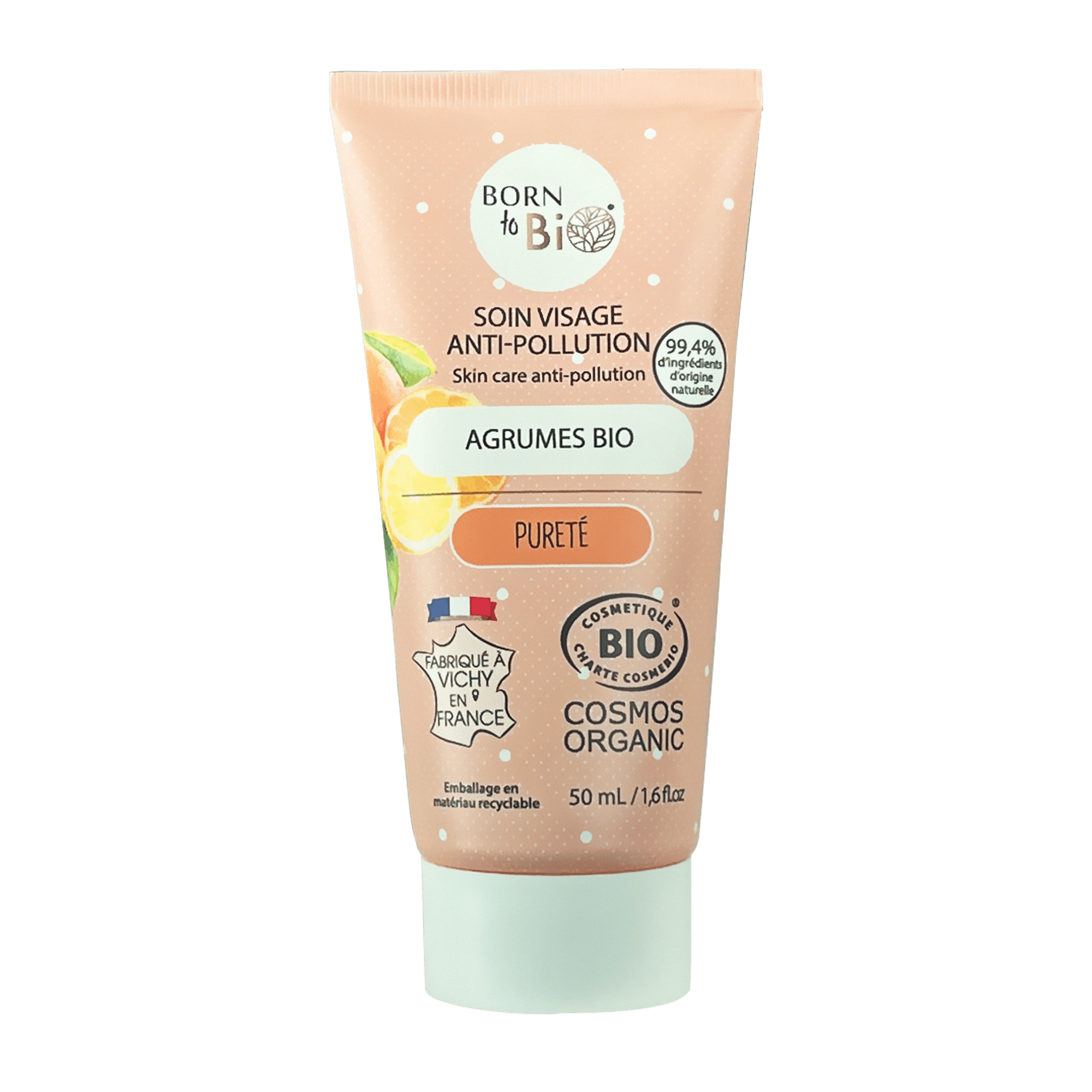 Soin visage anti-pollutionAgrumes Bio Cosmos Organic - 50mL