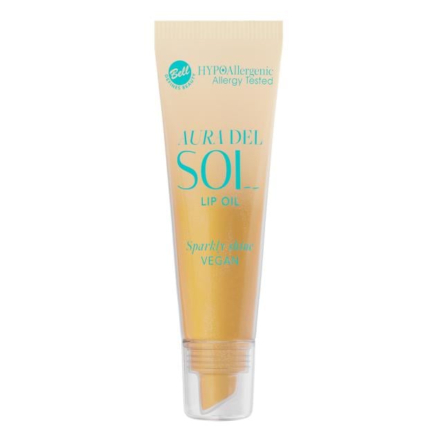 Huile pour les Lèvres Pailletée *Aura Del Sol* Gold 10g